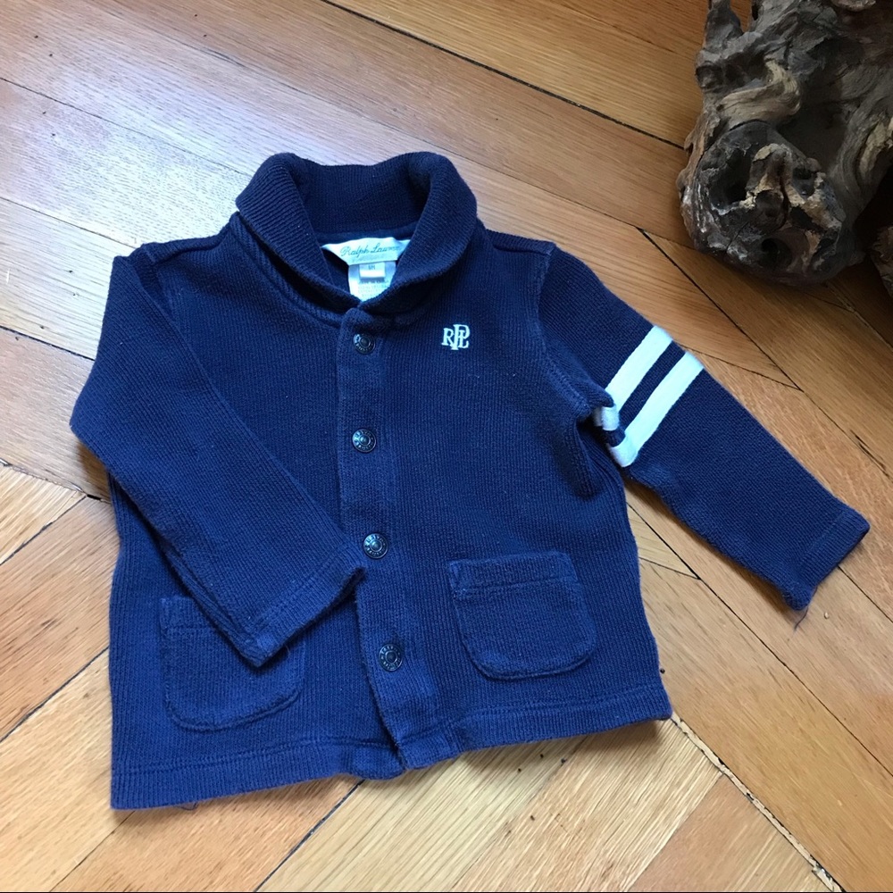 Ralph Lauren Shawl-Collar Cotton Cardigan